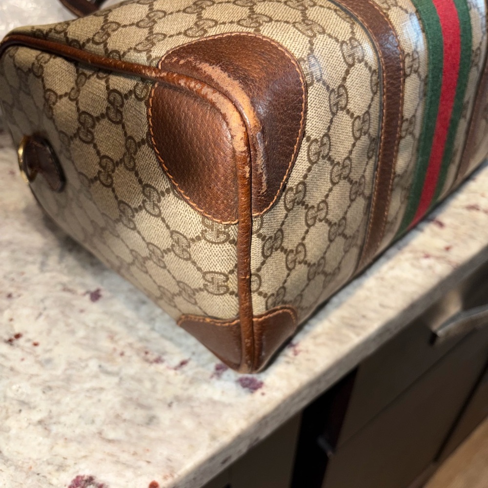 PRICE DROP!!! GUCCI GG Monogram Boston Bag (Vintage) - Picture 7 of 13